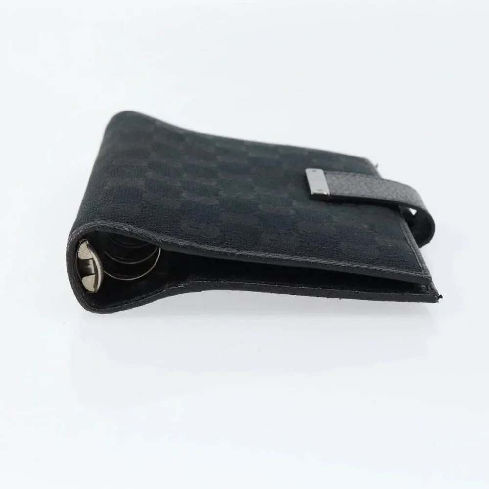GUCCI GG Canvas Agenda Day Planner Cover Black